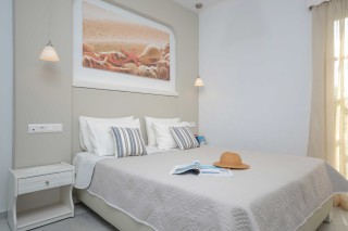 deluxe apartment birikos bedroom - 01
